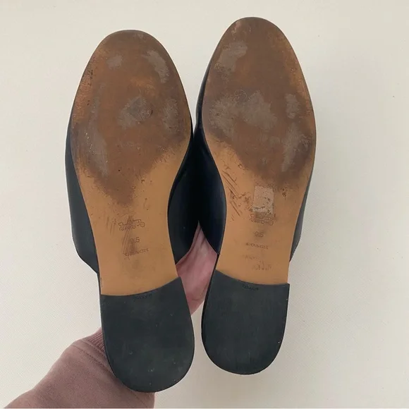 Coach Leather Sofi Mule Loafer - Picture 3 of 5